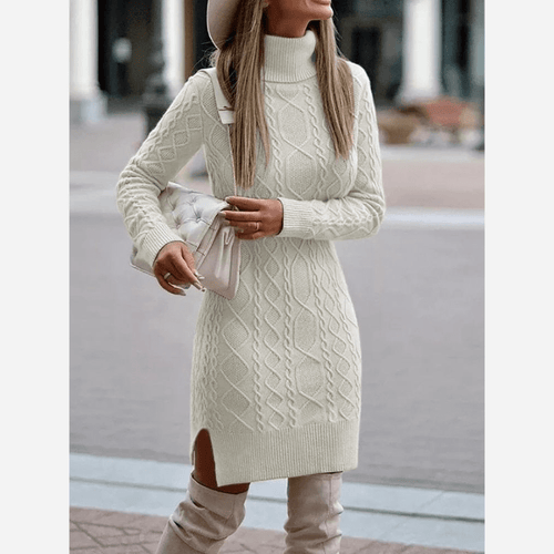 Drune | Stylisches Boho-Rollkragenkleid für Damen