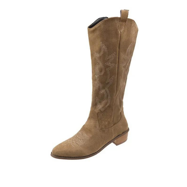 Bestickte Western-Cowboystiefel für Frauen Drune