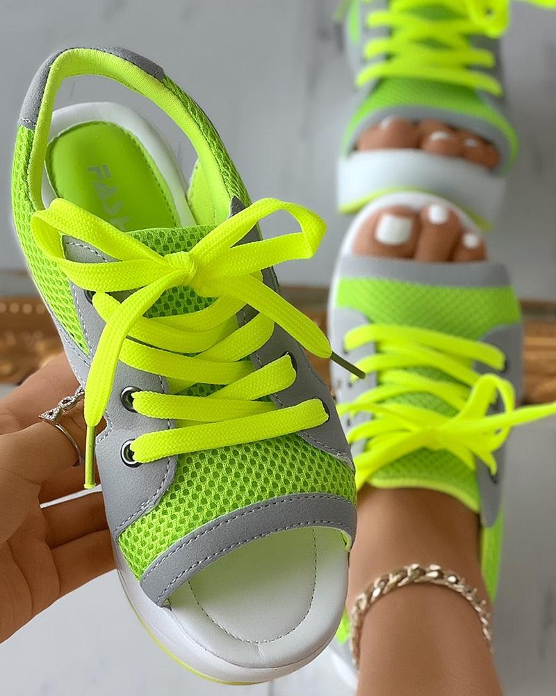 Drune | Sommerliche, Grobe Sandalen