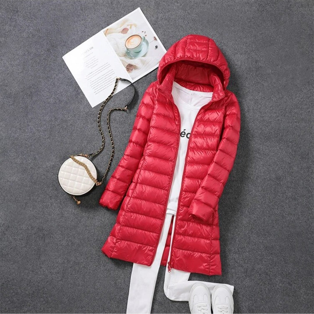 Drune | Lang Daunenjacke Angenehm Warm & Stilvoll