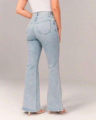 Drune - Figurformende Bootcut-Jeans