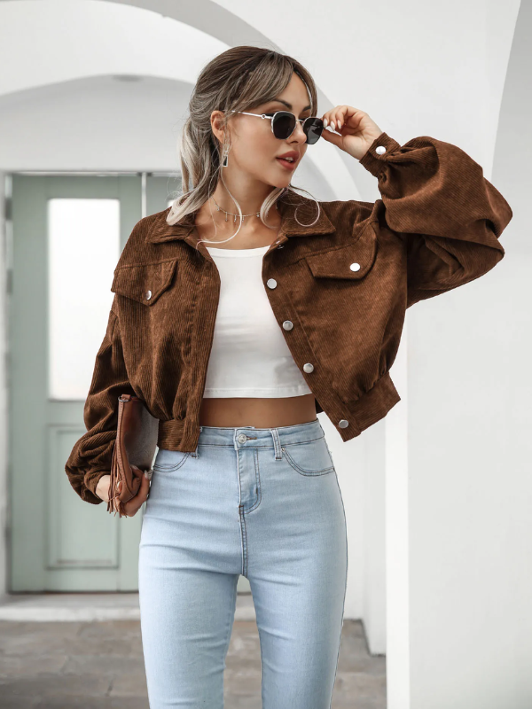 Drune | Cropped Bomberjacke - Lässig & Stilvoll