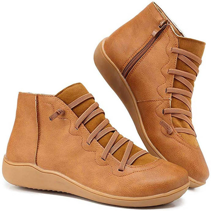 Drune | Fake-Leder Stiefeletten Für Einen Modischen Look