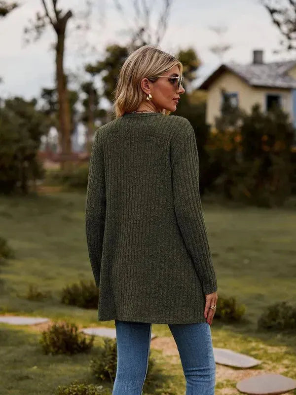 Drune | Gewebte Damen Strickjacke Pullover