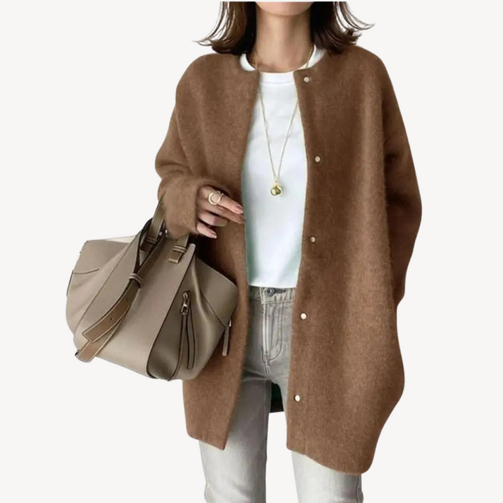 Drune | Button-Down Wollcardigan für Damen