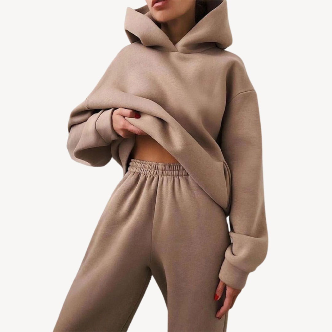 Drune | Oversized Hoodie und Jogger Set für Frauen