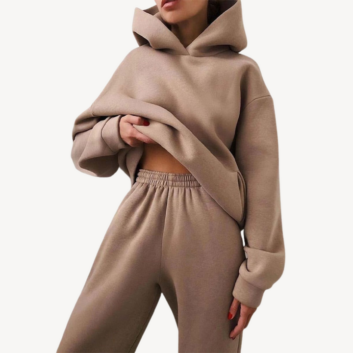 Drune | Oversized Hoodie und Jogger Set für Frauen