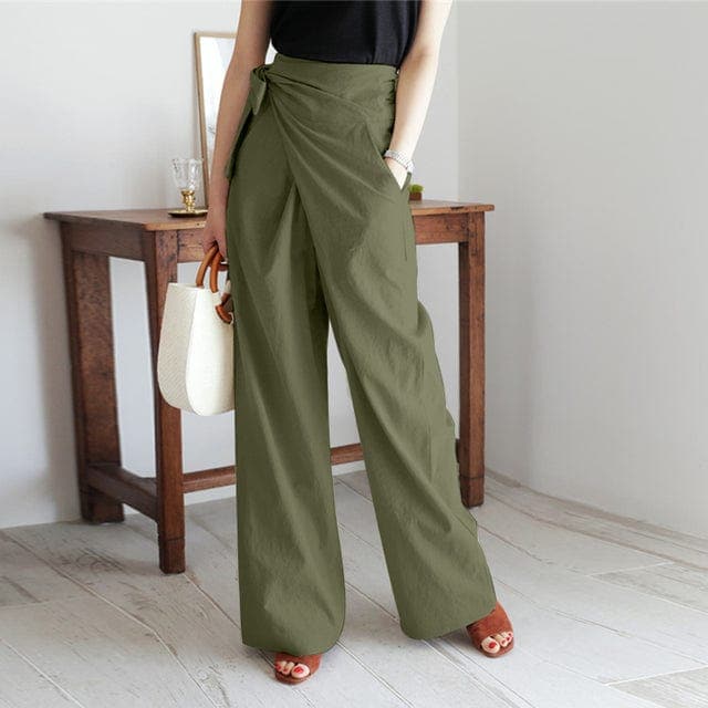 Drune | Trendy Hohe Taillen Wickelhose
