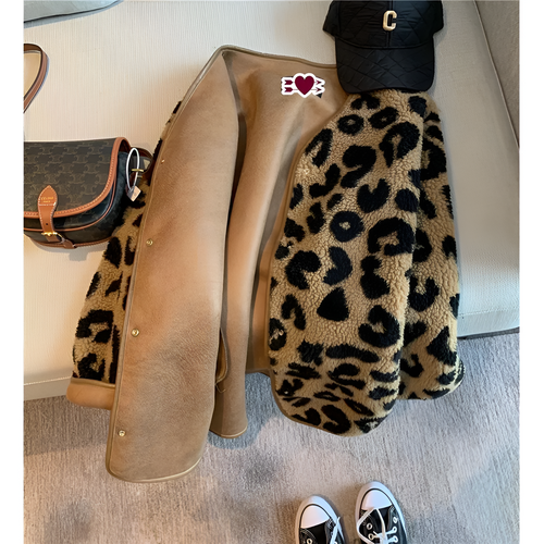 Drune | Gemütlicher & Schicker Leopardenmuster Mantel