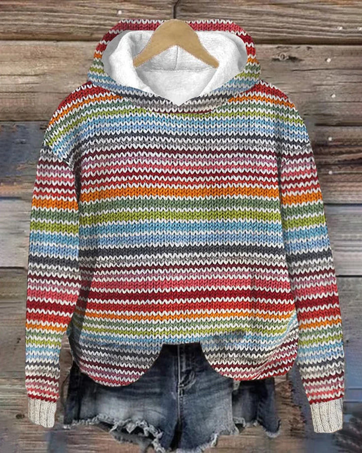 Drune | Kapuzenpullover mit farbigen Ärmeln