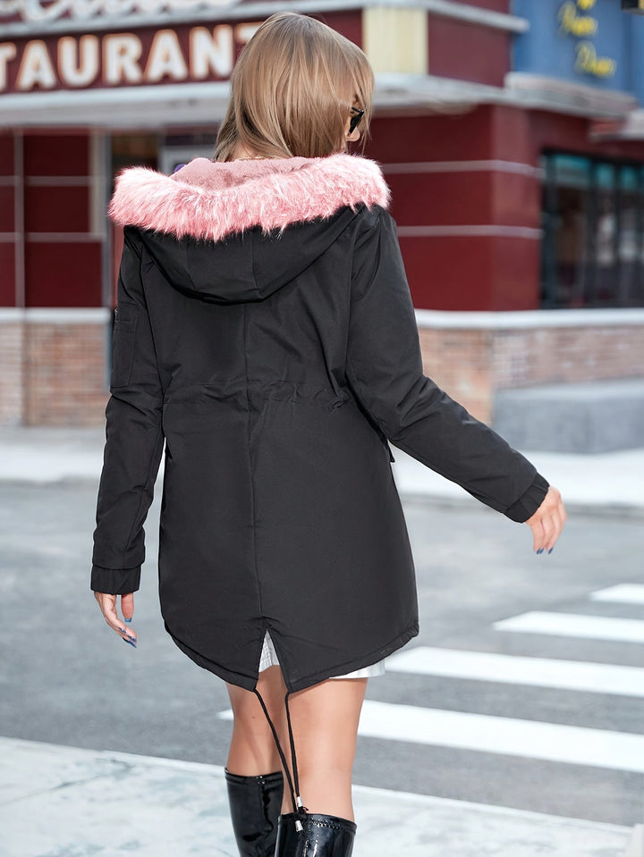 Drune | Winterjacke für Damen - warm mit Pelzkragen