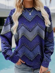 Drune | GEOMETRISCHES KASCHMIR-SWEATSHIRT