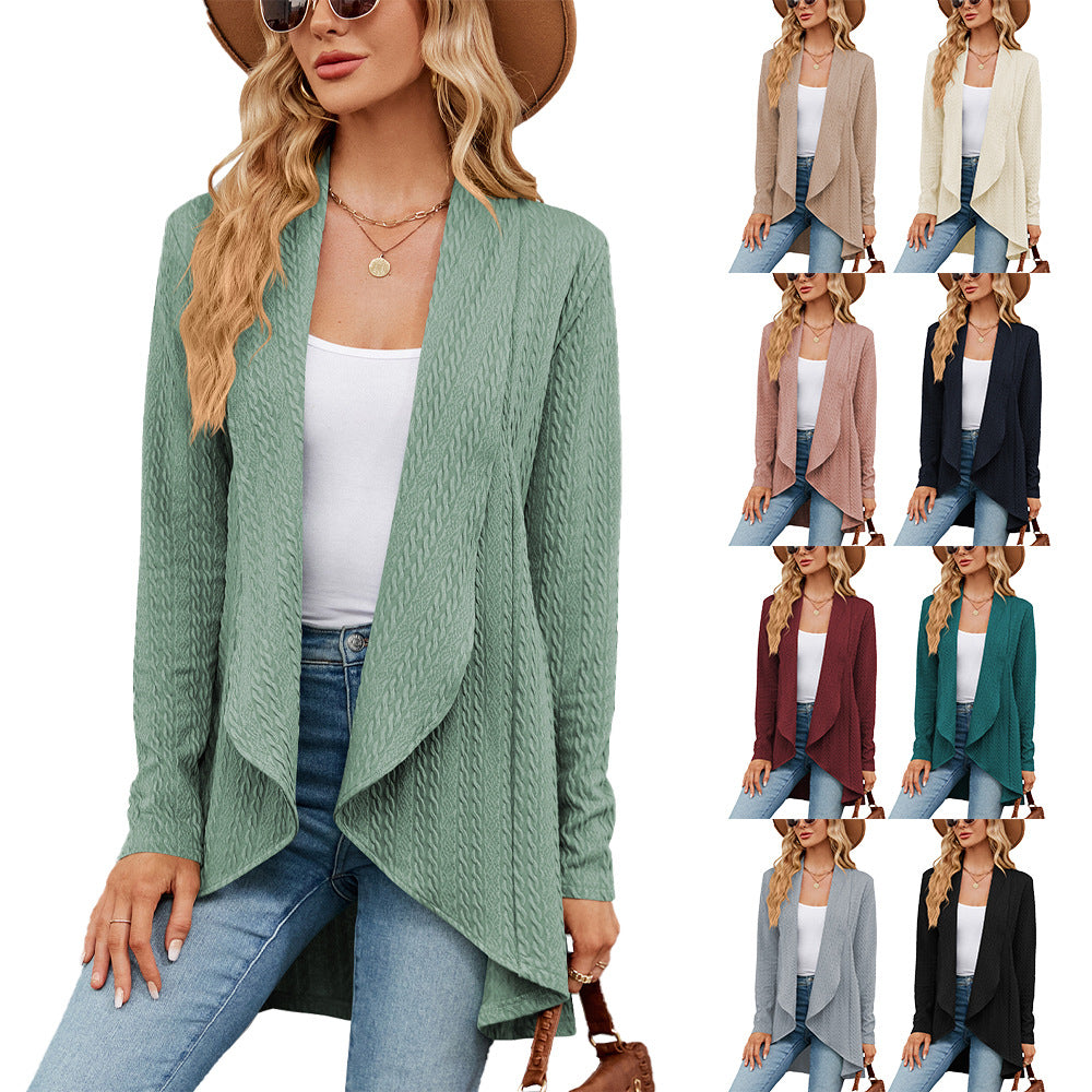 Drune | Langärmelige Jacke für Damen in Uni Farbe