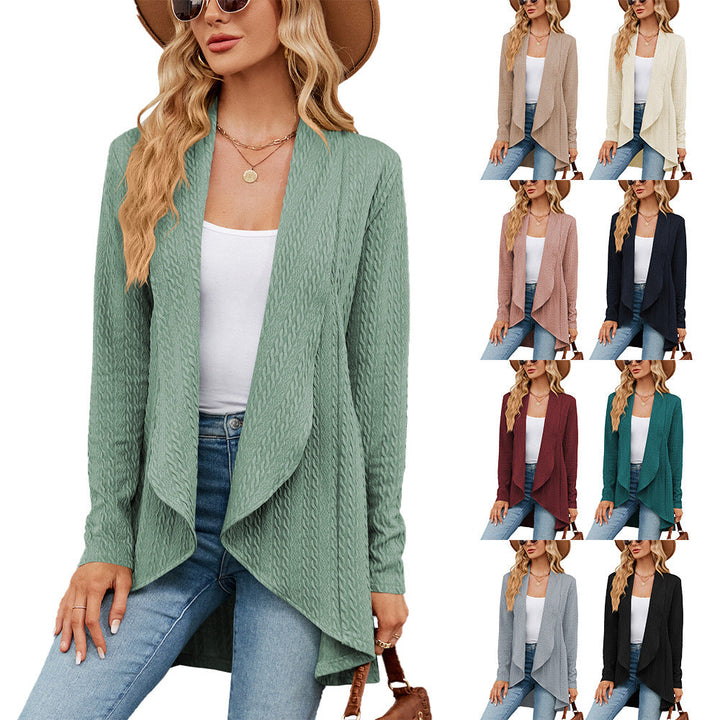 Drune | Langärmelige Jacke für Damen in Uni Farbe