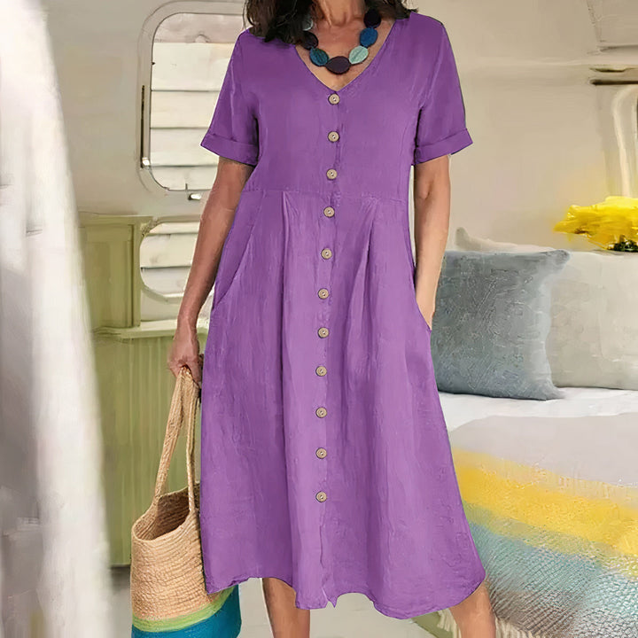 Baumwoll-Kleid - Ester