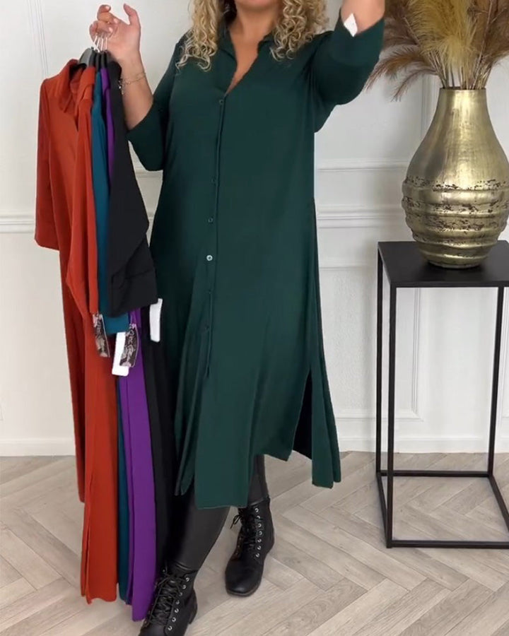 Drune | Hemdkleid mit Knöpfen