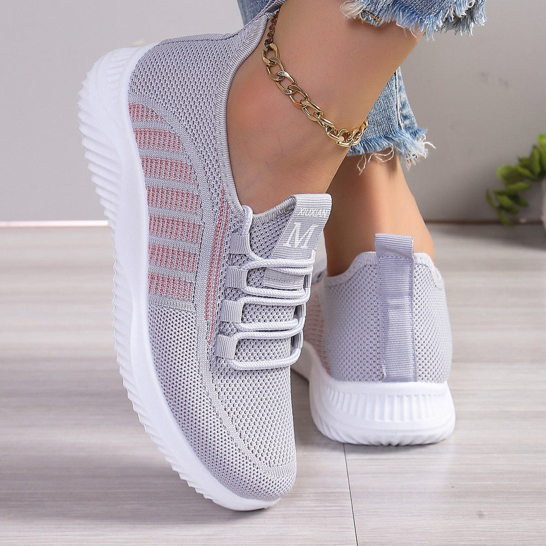 Drune | Damen Rund Zehen Ballerinas Sport Sneakers