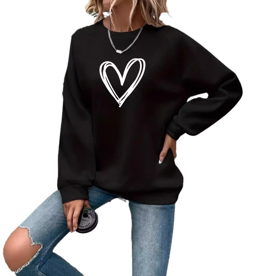 Drune | Print Rundhals-Langarmsweatshirt