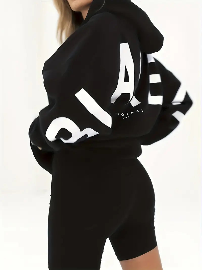 Drune | Warme Kapuzenjacke mit Muster