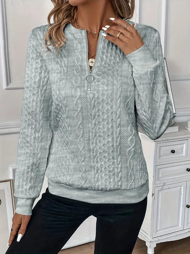 Drune | SWEATER MIT REISSVERSCHLUSS