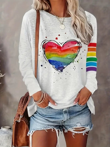 Drune | Damen Regenbogen Shirt