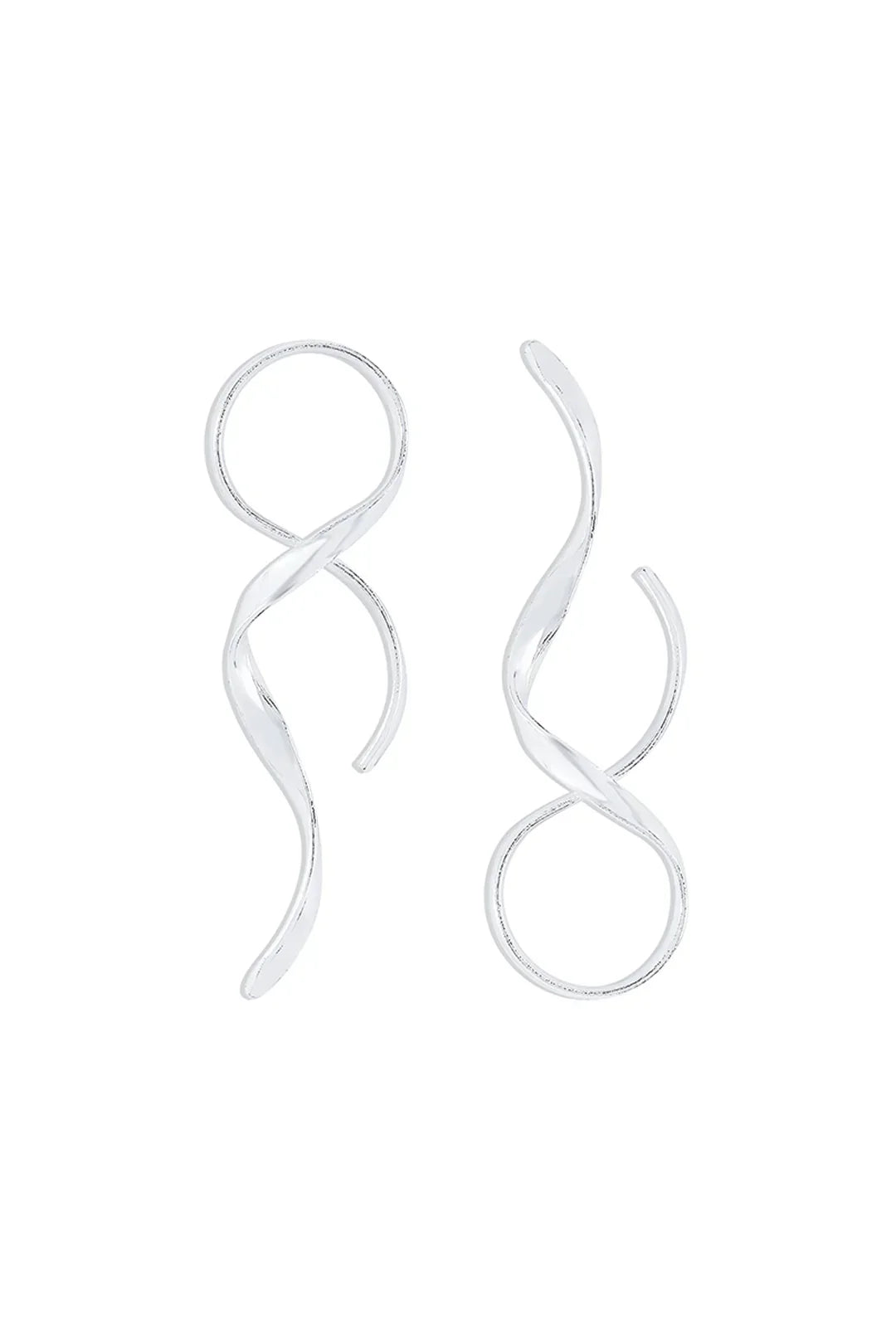 Drune | Schlanke Spiral Ohrringe Mit Modernem Design Für Frauen
