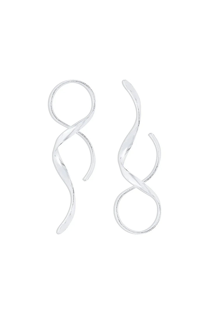 Drune | Schlanke Spiral Ohrringe Mit Modernem Design Für Frauen
