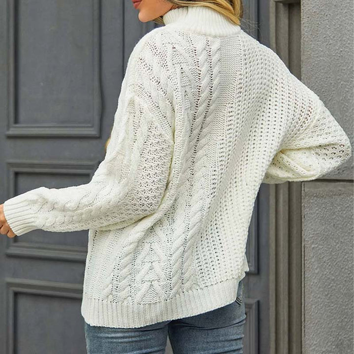 Drune | Zopfmuster Strickpullover im Klassischen Design