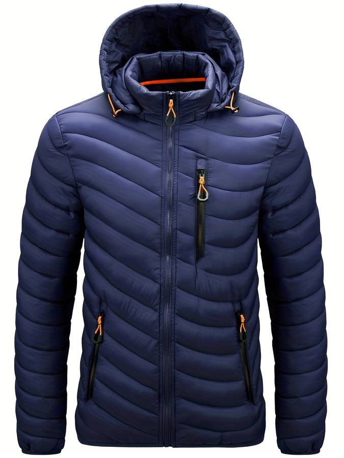 Drune | Wintermantel Mit Reißverschluss Taschen