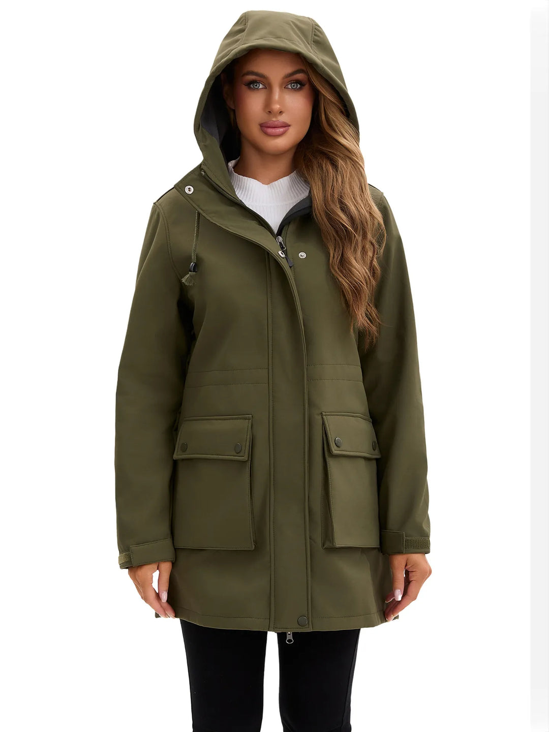 Drune | Wasserdichte Softshell-Jacke mit Kapuze für Damen Elina