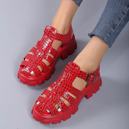 Drune | Sandalen Damen römischer Stil