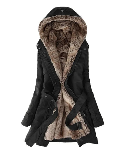 Drune | Lange Gefütterte Jacke für Den Winter