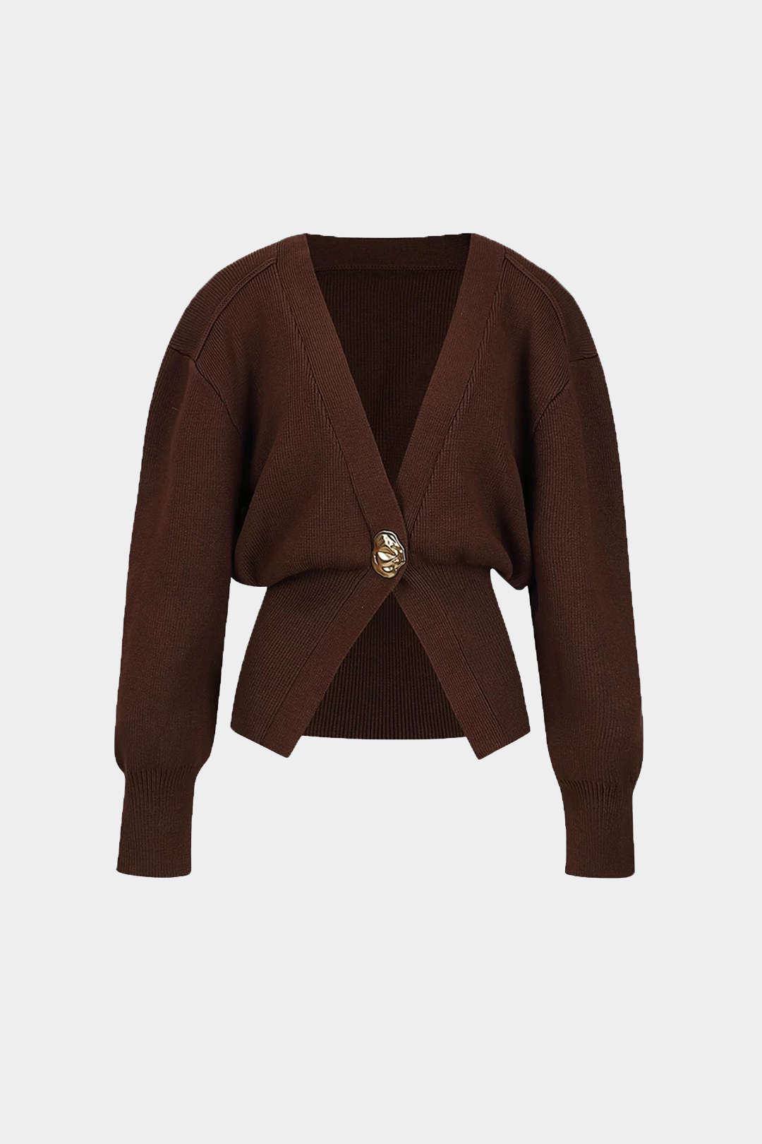 Drune | Pullover-Cardigan mit V-Ausschnitt
