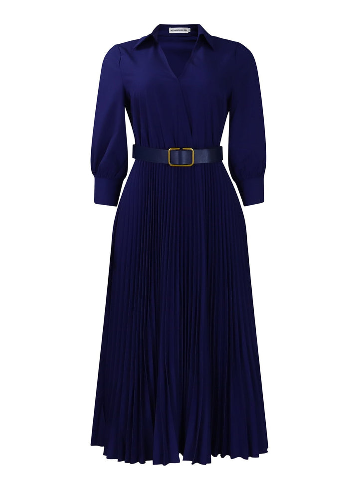 Drune | Women 's solide Farbe große Größe Kleid