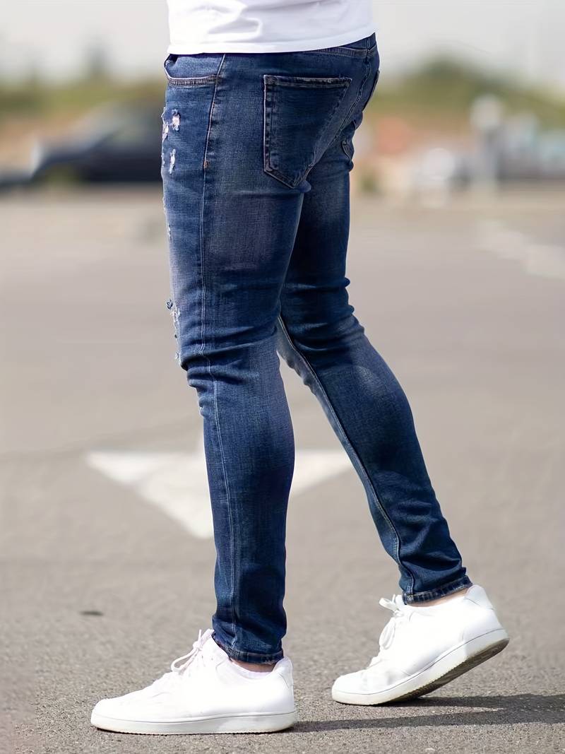 Drune | zerrissene jeans für männer