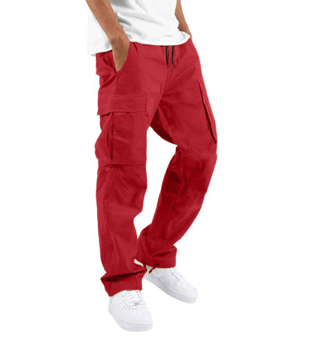 Drune | Bequeme Herren Arbeitsbekleidungs Hose Mit Verstellbarem Bund Und Vielen Taschen