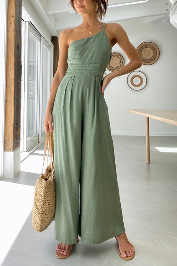 Drune | Ein-Schulter Jumpsuit Mit Stil