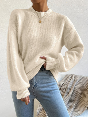 Drune | Oversize Strickpullover mit Rundhalsausschnitt – Weich & stylisch für kalte Tage