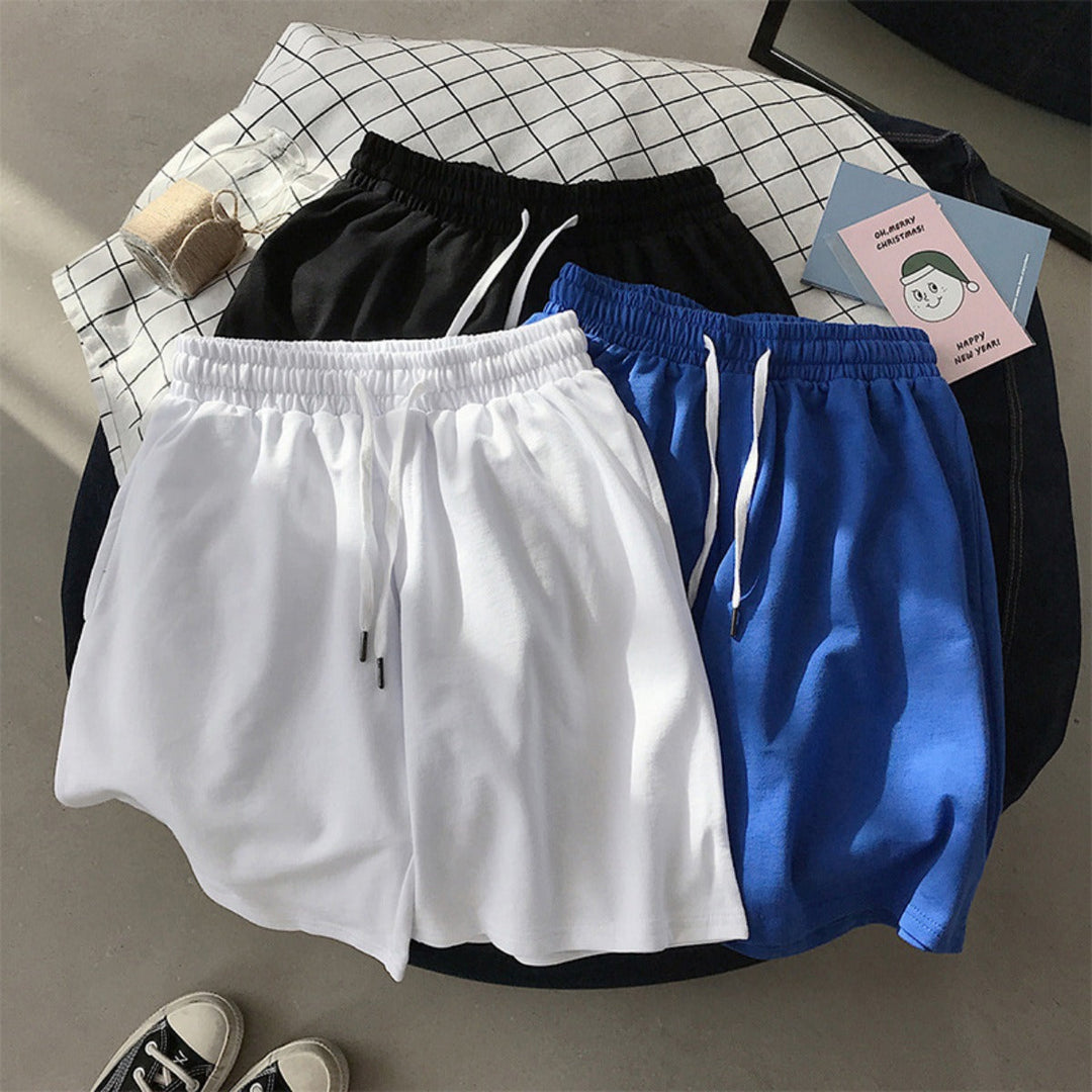 Drune | Sommer Herren Eis Seide lose Shorts