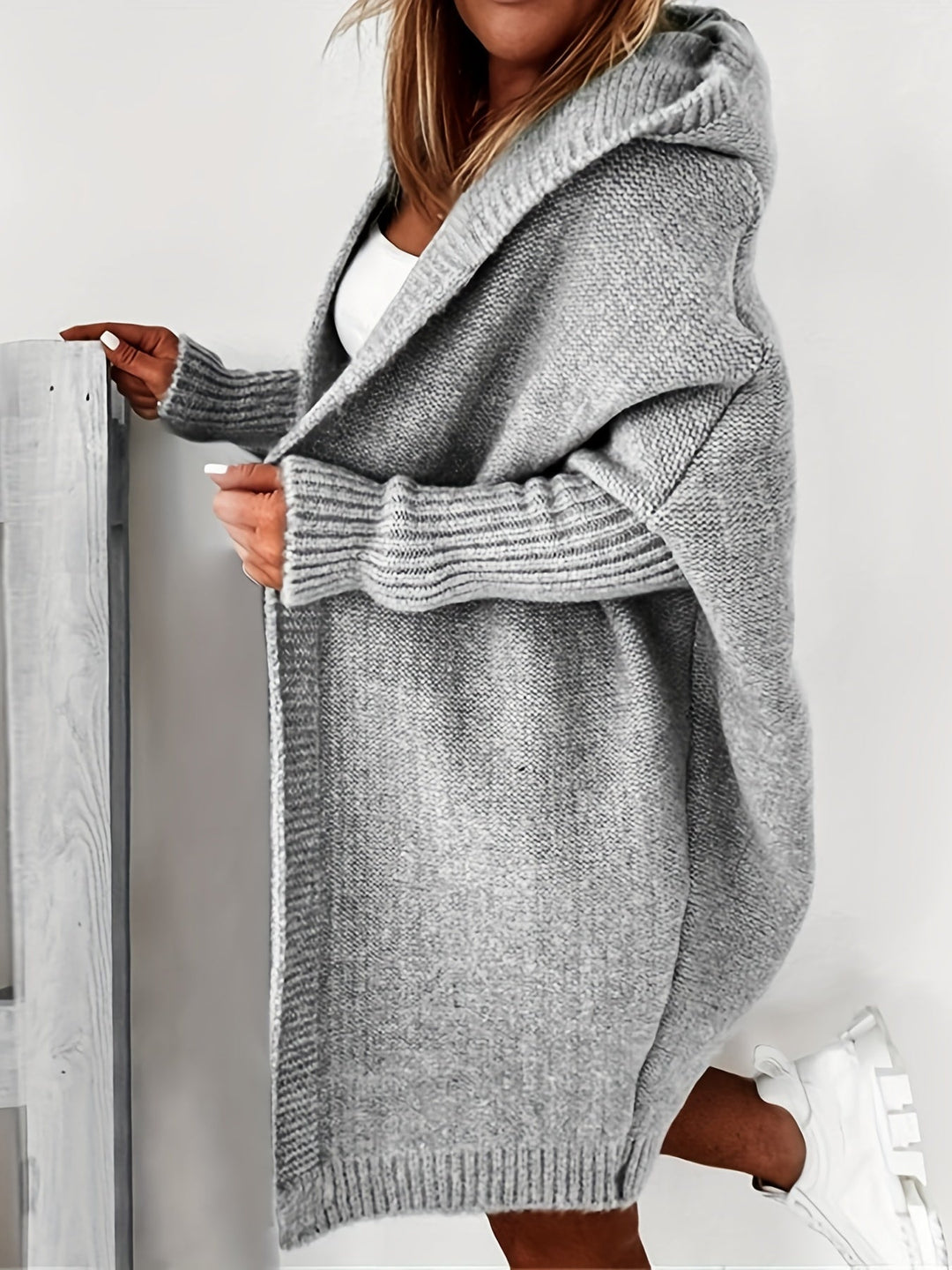 Drune | Gemütliche Kapuzen-Strickjacke