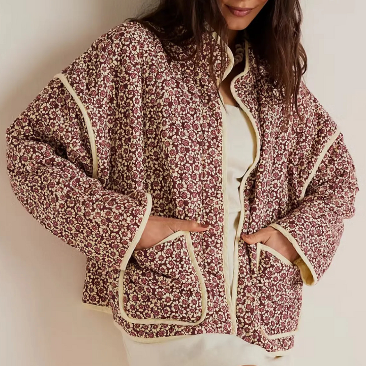Drune | Blumen Herbstjacke für Damen