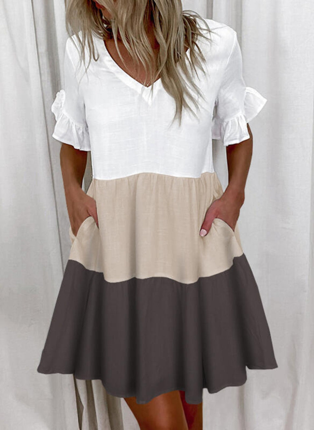 Drune | Pendelkleid mit V-Ausschnitt