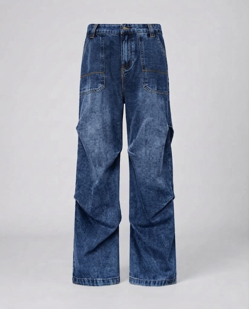 Frauenmode Weit geschnittene Jeans Drune