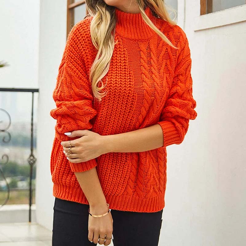 Drune | Zopfmuster Strickpullover im Klassischen Design
