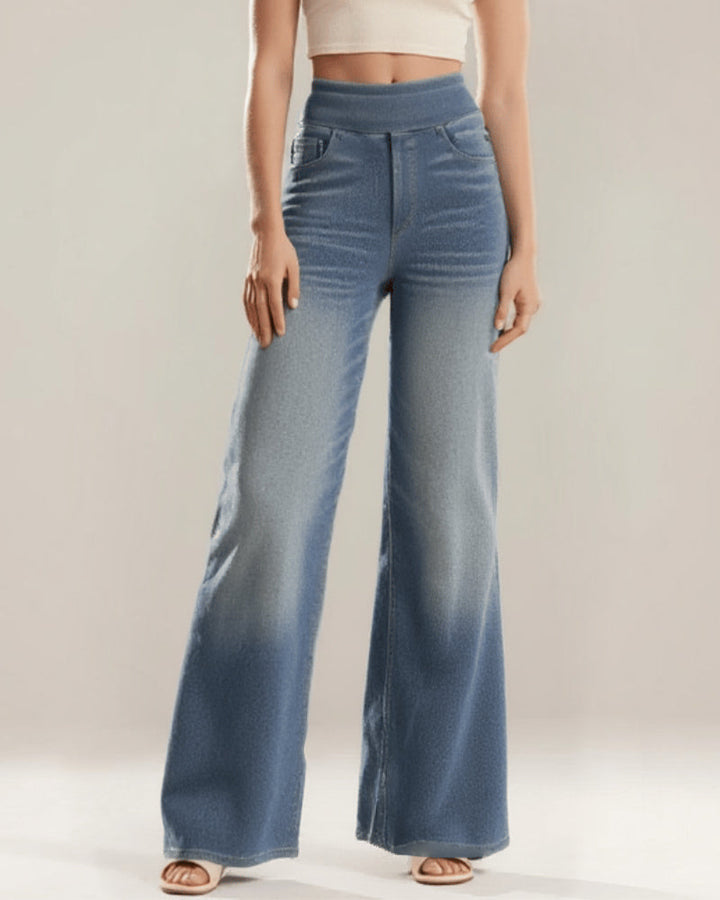 Drune | High Waisted Gewaschen Loose Baggy Lässig