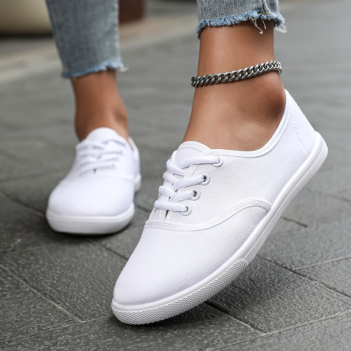 Drune | Bequeme Niedrige Canvas Schnürschuhe