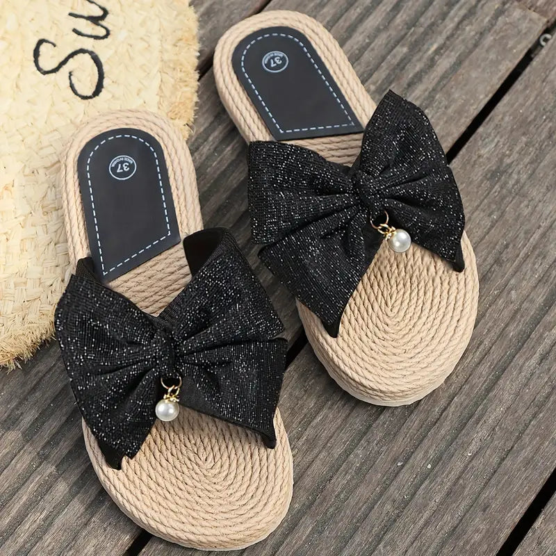 Drune | Vielseitige und Stylische Sandalen mit Schleife