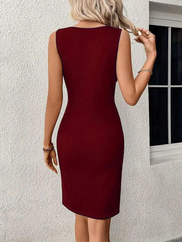 Drune | Stylisches Armelloses Kleid mit Klassischem Schnitt