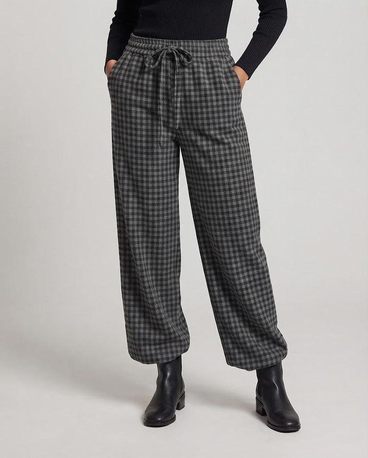 Damen Gemusterte Weite Pants Drune