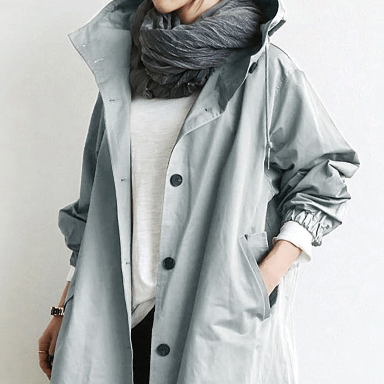 Drune | Regenjacke mit Kapuze - Wasserdicht - Oversized Windbreaker
